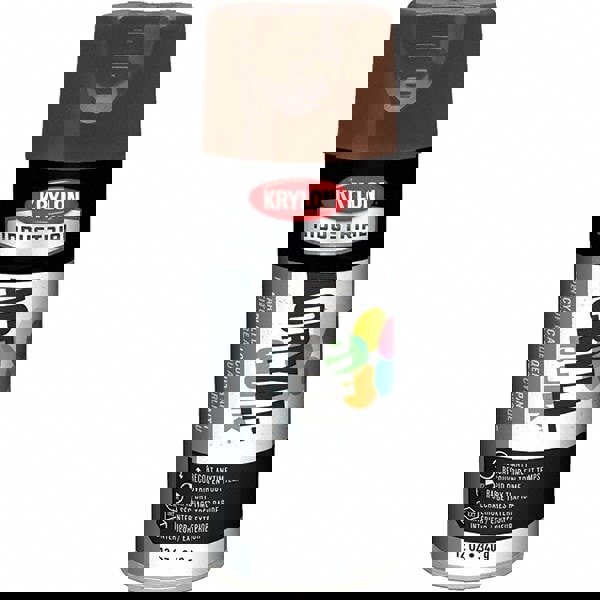 Lacquer Spray Paint: Leather Brown, Gloss, 16 oz